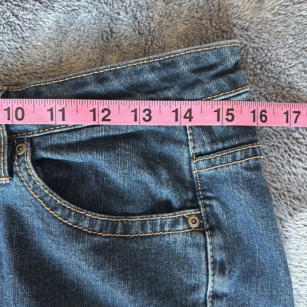 Wrangler Aura Blue Denim Jeans Size 6P Tall - Picture 4 of 7